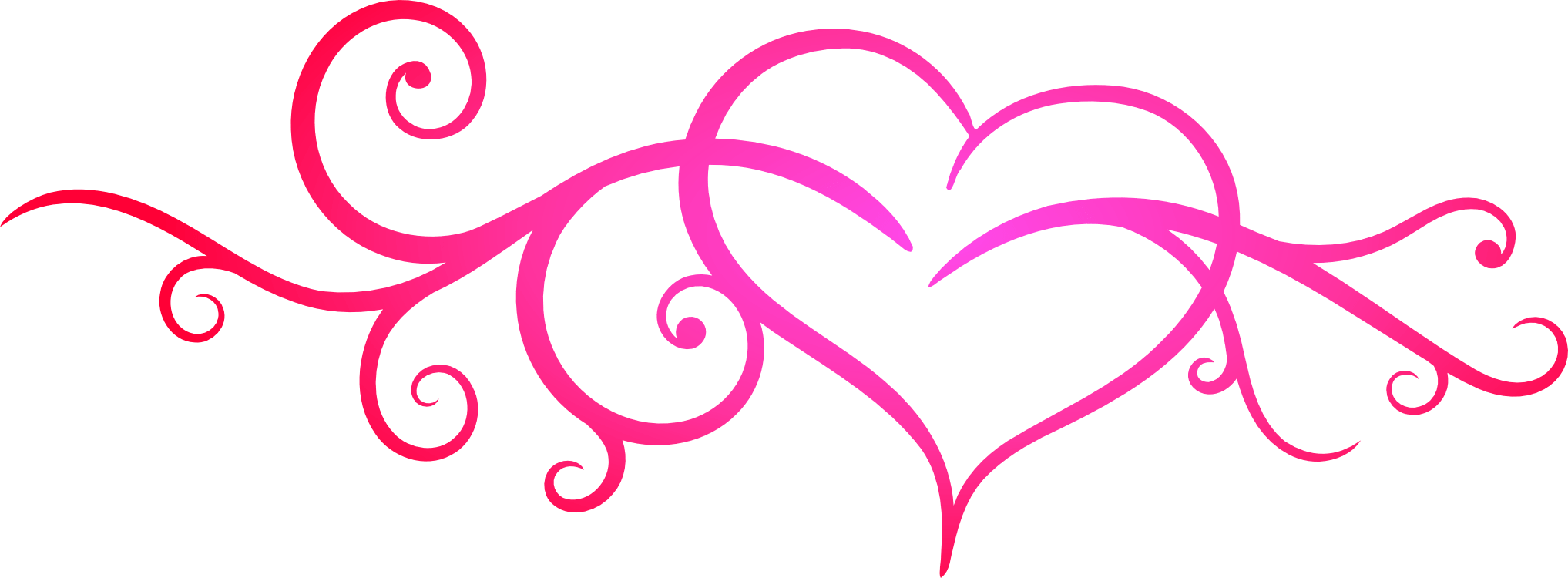 Flourish Svg Clipart (2035x750), Png Download