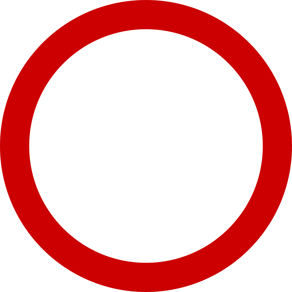 Ireland Road Sign Rus - Cercle Rouge Png Clipart (1000x1000), Png Download