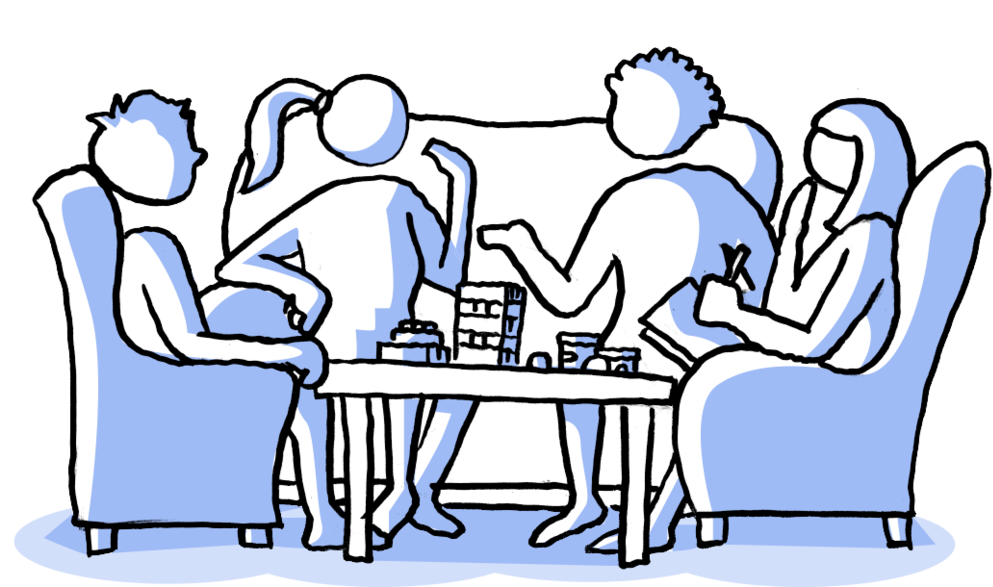 Let's Welcome Another Monday With A Few Interesting - Meeting Clipart (1000x586), Png Download