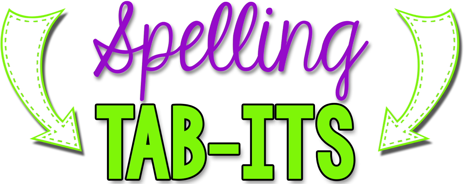 My New Spelling Tab-its Will Be Placed In Their Interactive - Oval ...