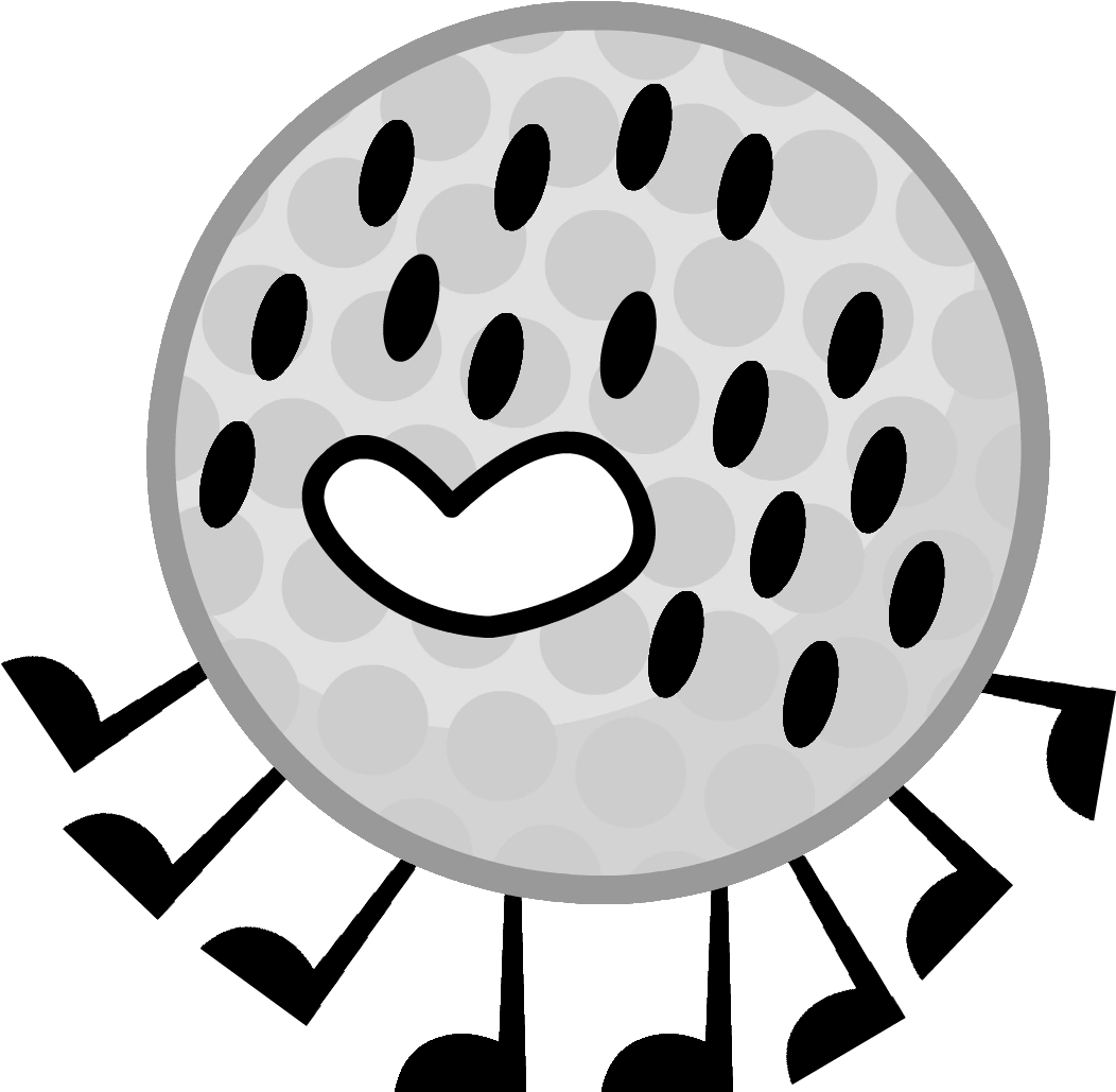 Golf Ball Edit - Wiki Clipart (1276x1280), Png Download