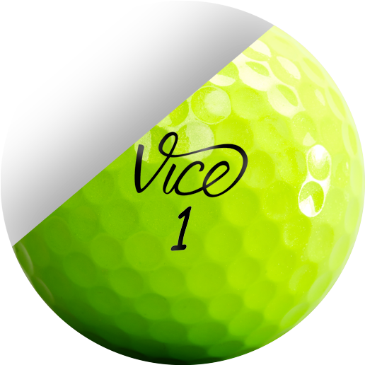 Green Golf Ball Png - Vice Golf Clipart (650x631), Png Download