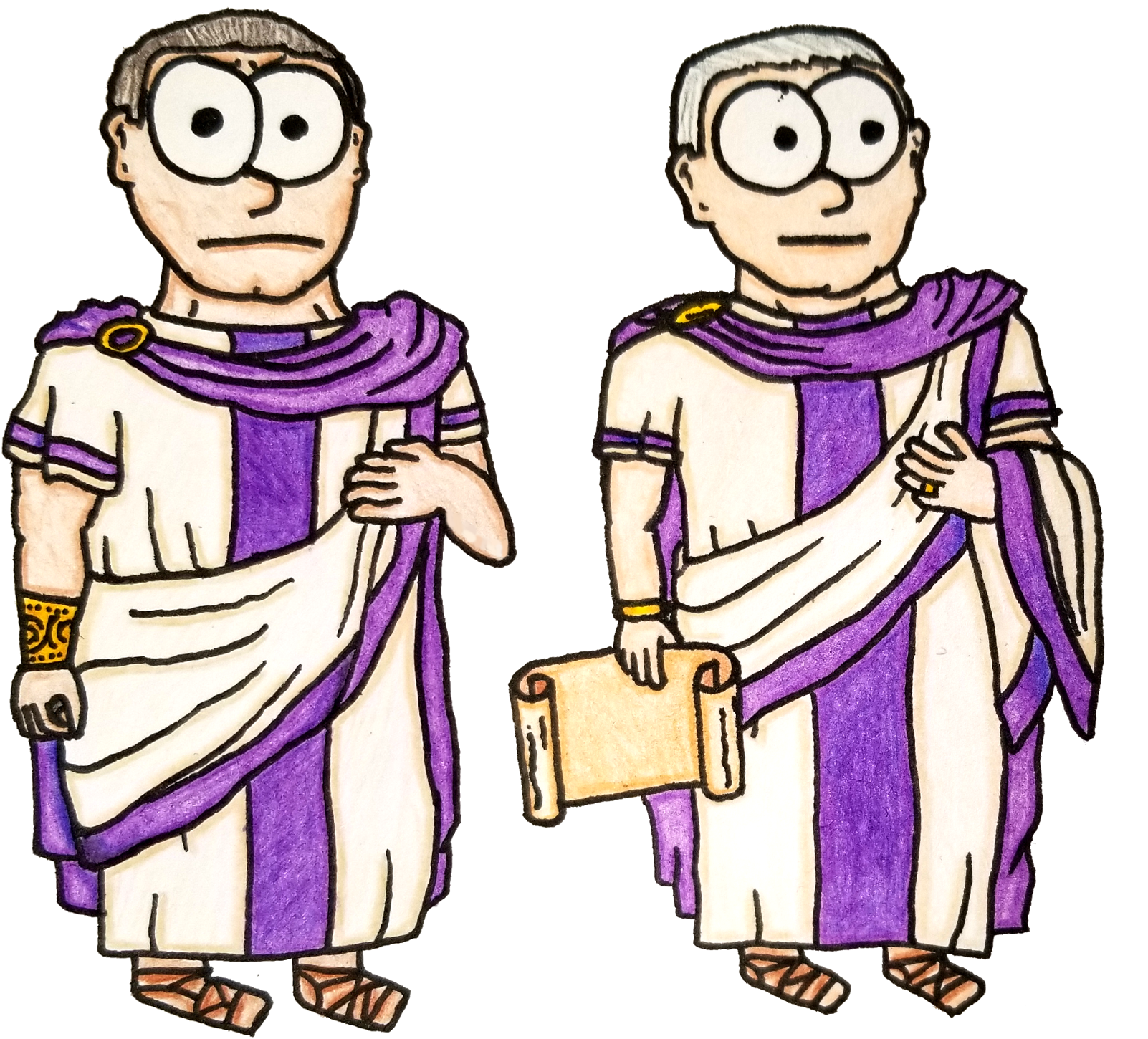 The Consuls Were The Head Of The Government, But They - Simple History Clipart (2700x1491), Png Download