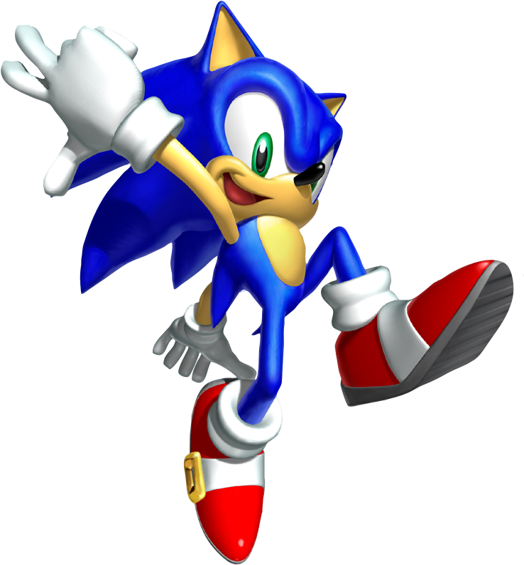 Sonic - Sonic Heroes Sonic Clipart (768x816), Png Download