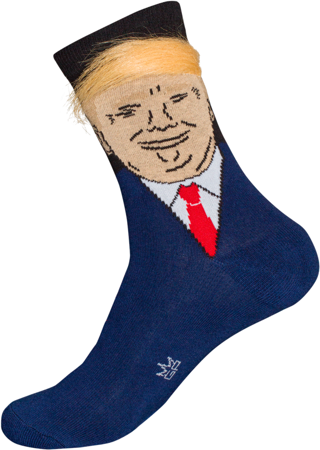 Next - Trump Socks With Fake Hair Clipart (1024x1024), Png Download