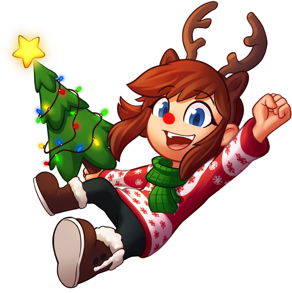 Thank You Yellow Jello And All Modders Out There - Hat In Time Christmas Hat Kid Clipart (1200x1200), Png Download