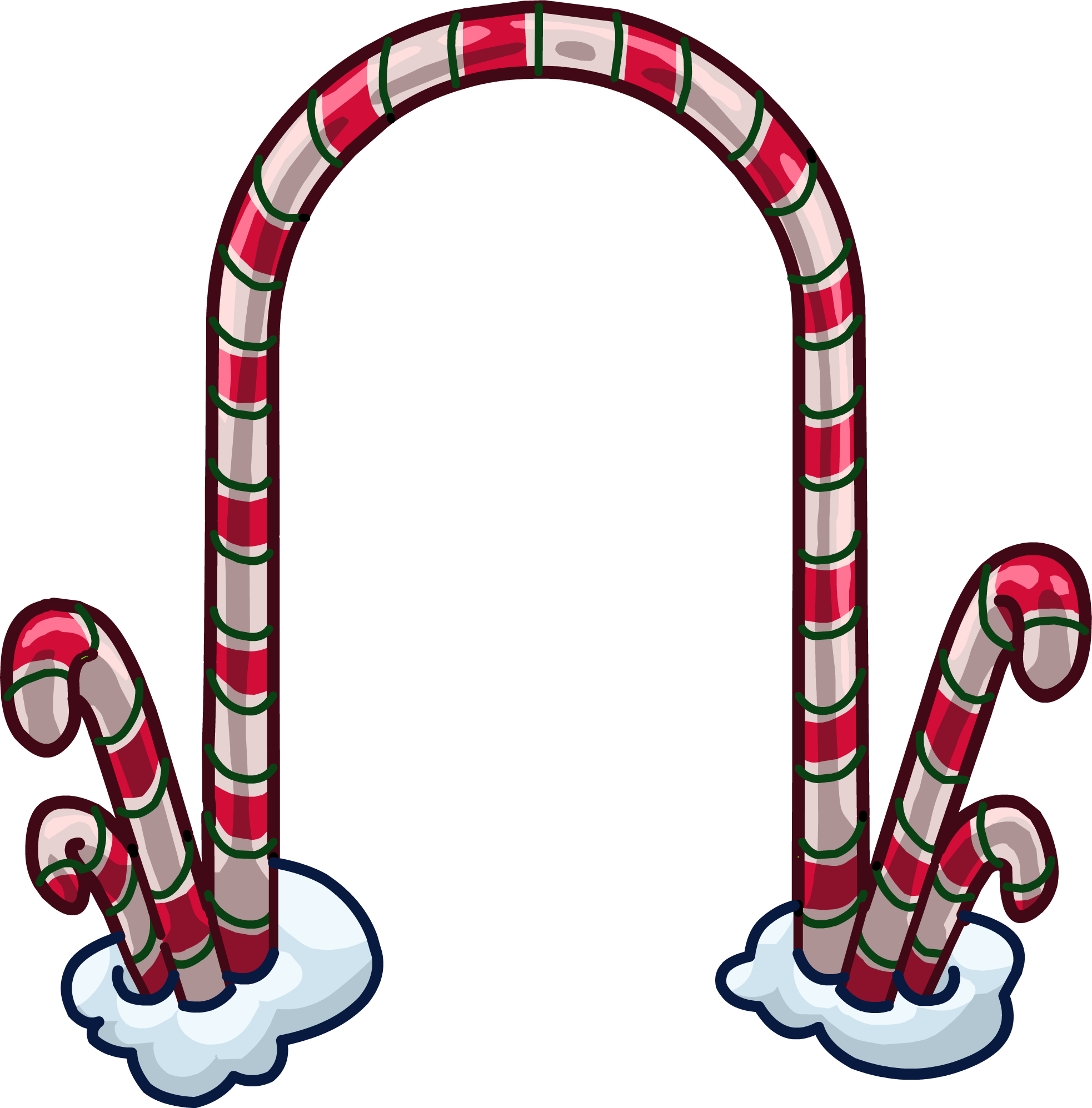 Candy Cane Arch - Candy Cane Arch Png Clipart (1965x1995), Png Download