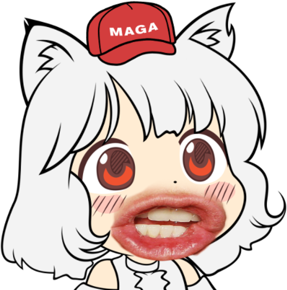 Awoo With Trump Lips - Donald Trump 2016: Awooovment Tote Clipart (600x600), Png Download