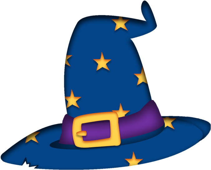 Яндекс - Фотки - Blue Witch Hat Clipart - Png Download (800x638), Png Download