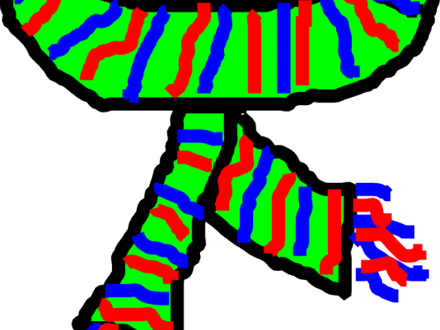 Scarf Clipart Cartoon - Scarf Clip Art - Png Download (640x480), Png Download