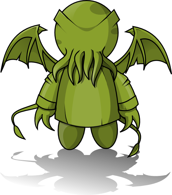 Call Of Cthulhu Clipart Download Call Of Cthulhu Clipart - Lovecraft Gif Transparent Background - Png Download (594x673), Png Download
