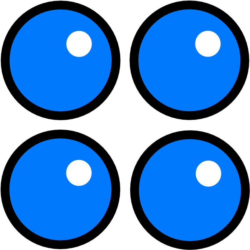 1000 - White Circles Clipart (1000x1000), Png Download