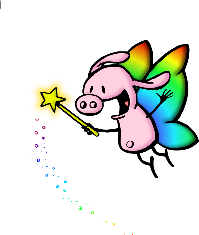 Pearls Before Swine Happiness Fairy Clipart (815x849), Png Download