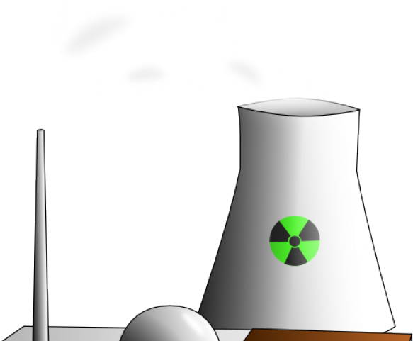 Toxic Clipart Reactor - Nuclear Power Plant Clipart - Png Download (640x480), Png Download