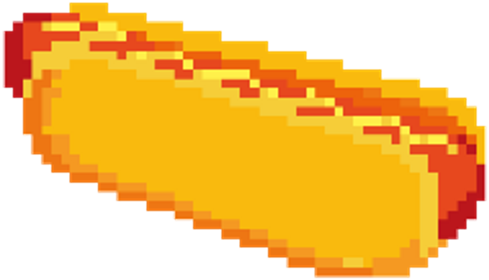 Hotdog Pixel Clipart (1024x1024), Png Download