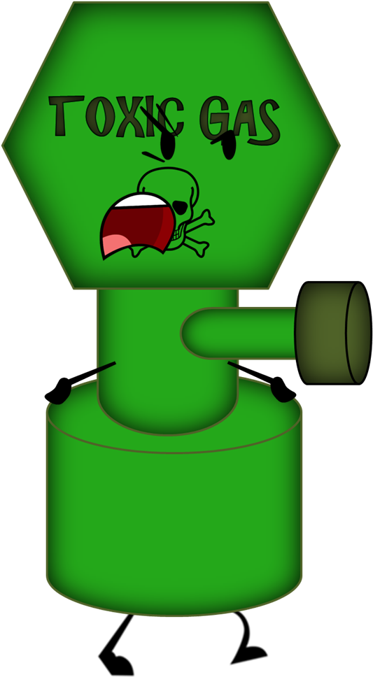 Gas Clipart Gas Object - Bfdi Ytoxic - Png Download (534x989), Png Download