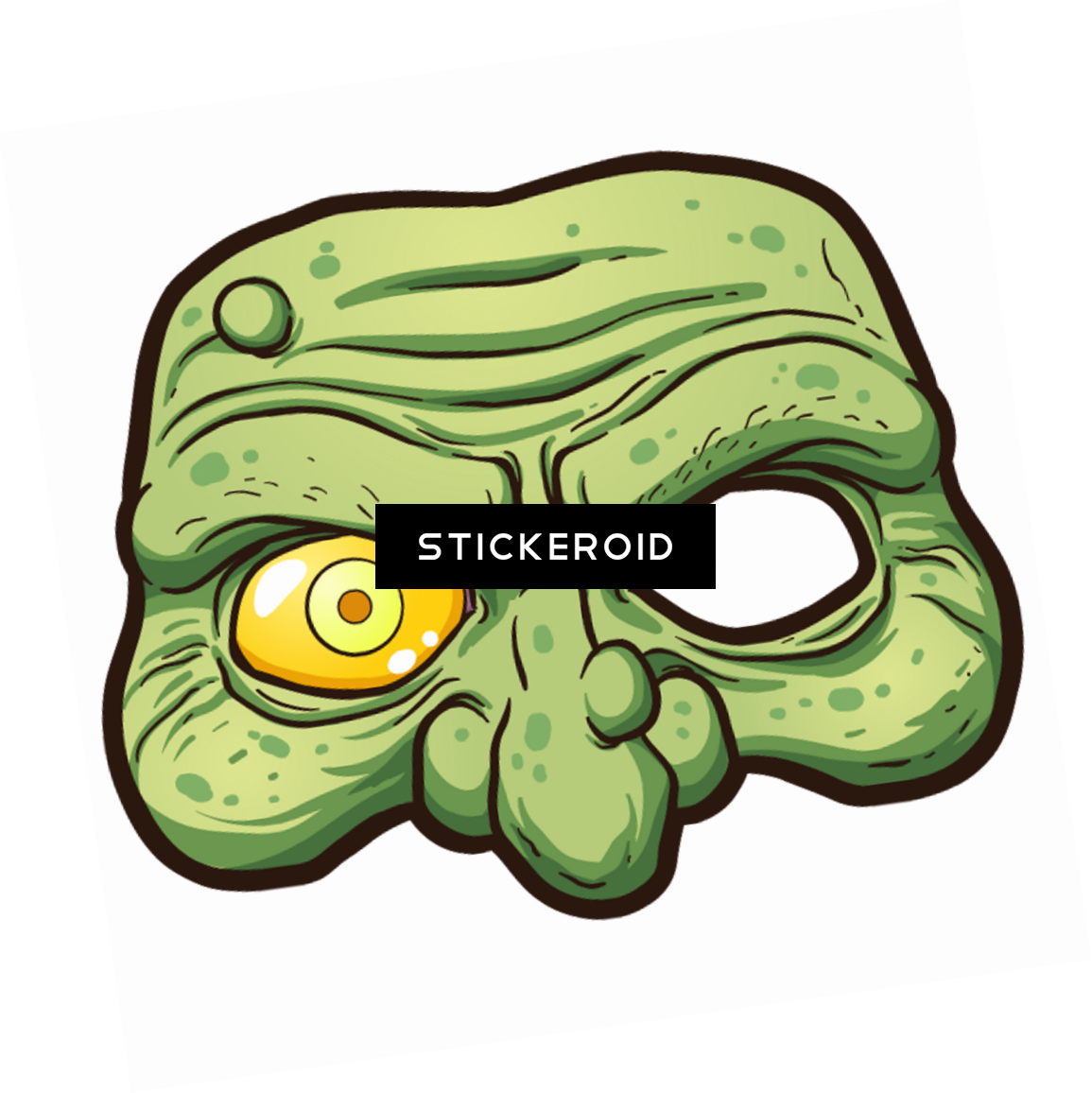 Zombie Mask - Mask Clipart (1155x1156), Png Download