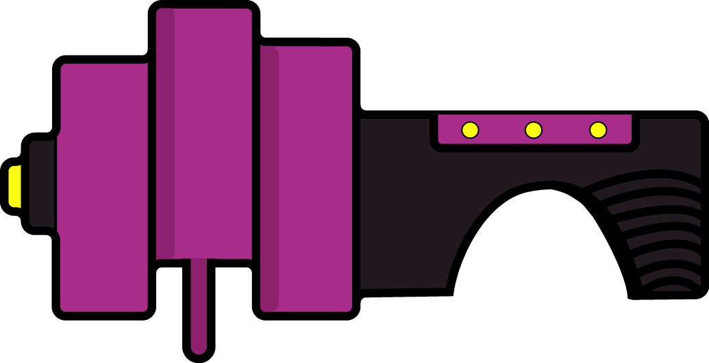 Pie X Ray Gun Riot - X-ray Clipart (1035x531), Png Download