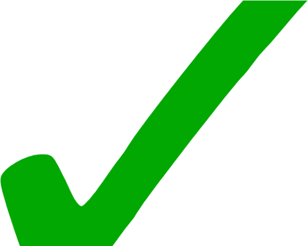 Green Tick Clipart Correction - Png Download (640x480), Png Download
