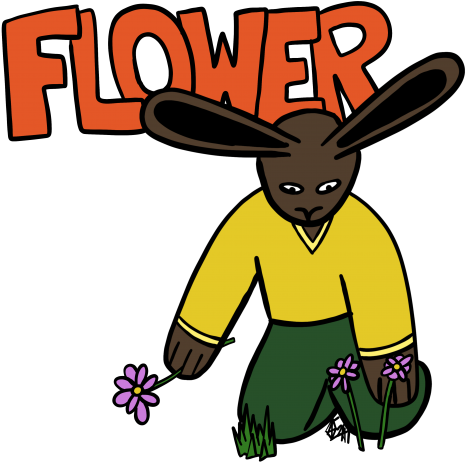 Bunny Characters - Cartoon Clipart (600x600), Png Download