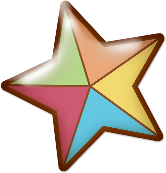 Seeing Stars - Triangle Clipart (658x694), Png Download