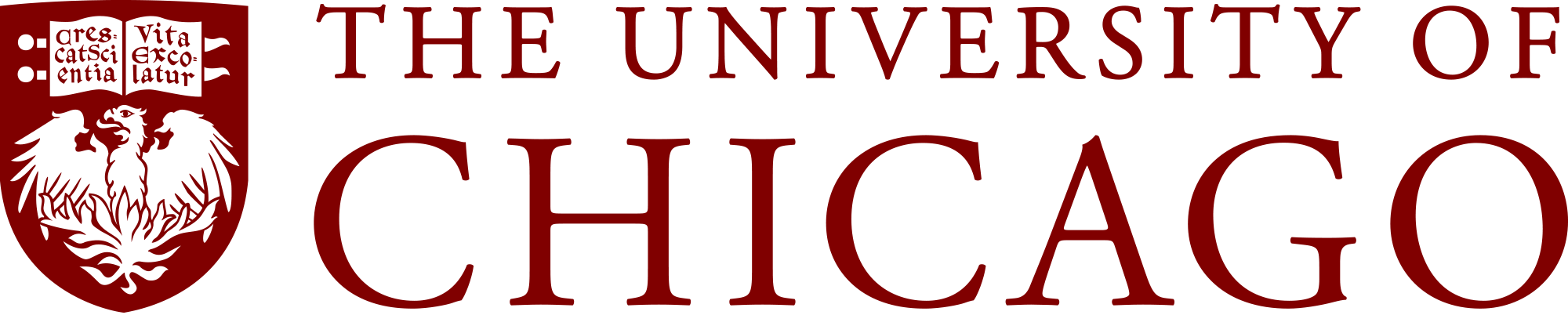 U Of Chicago Logo Clipart (2000x402), Png Download
