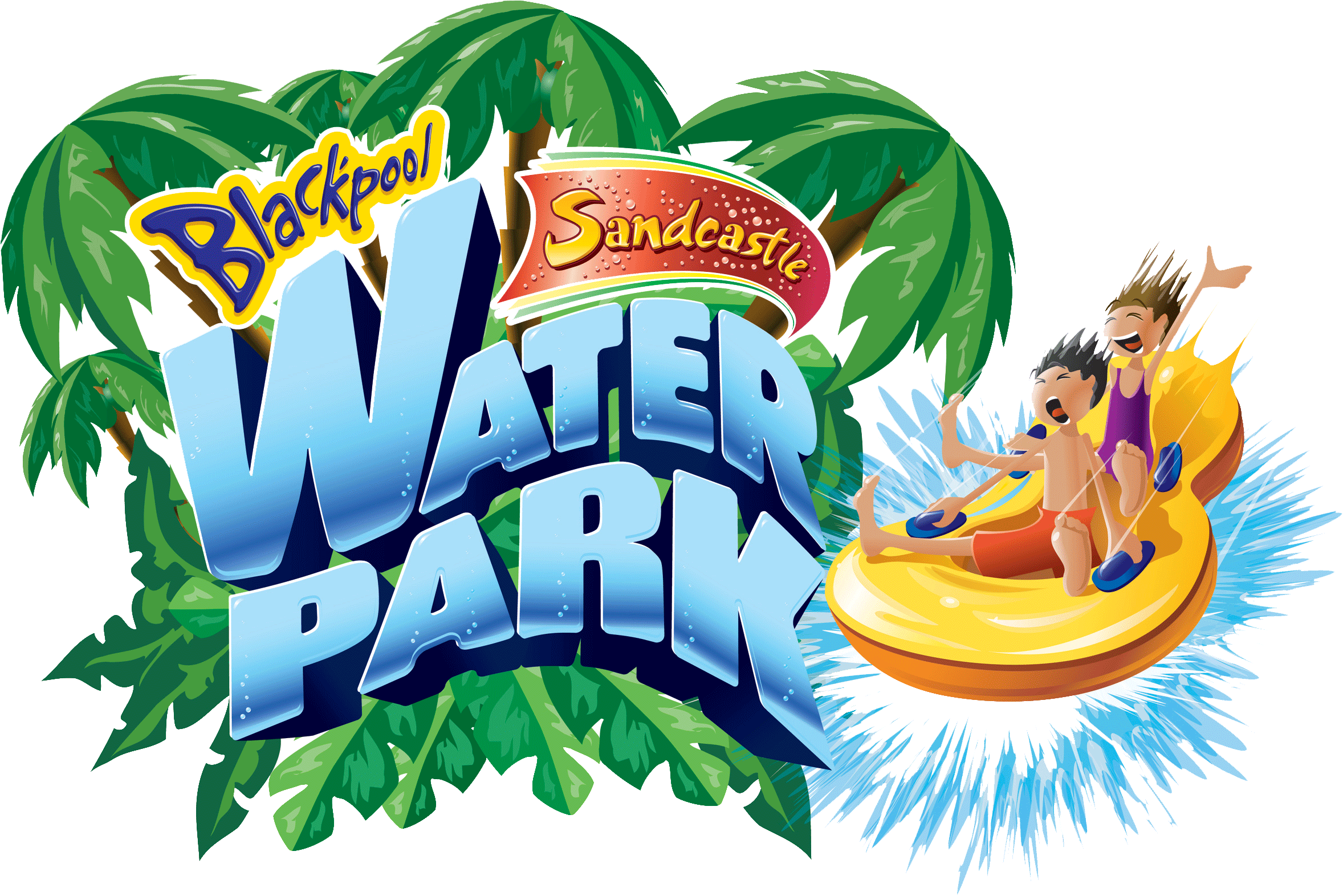 Sandcastle Waterpark - Blackpool Sandcastle Water Park Clipart (2362x1590), Png Download