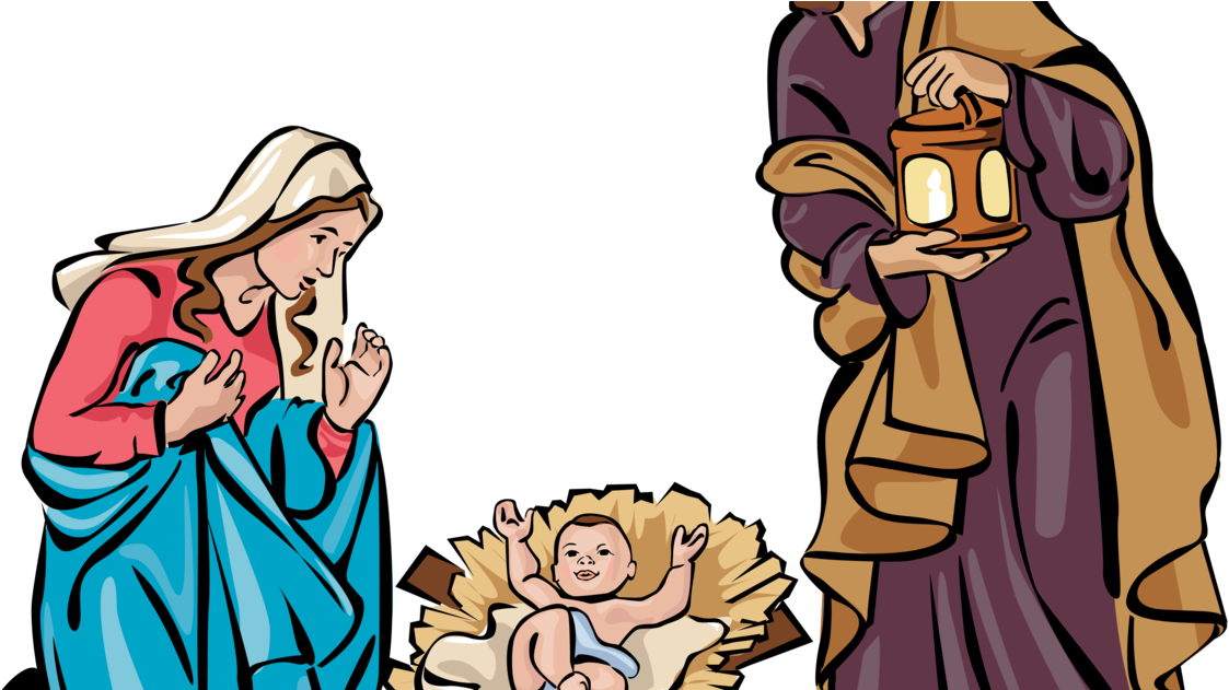 Nativity Display - Immagini Di Personaggi Del Presepe Colorata Clipart (1140x642), Png Download