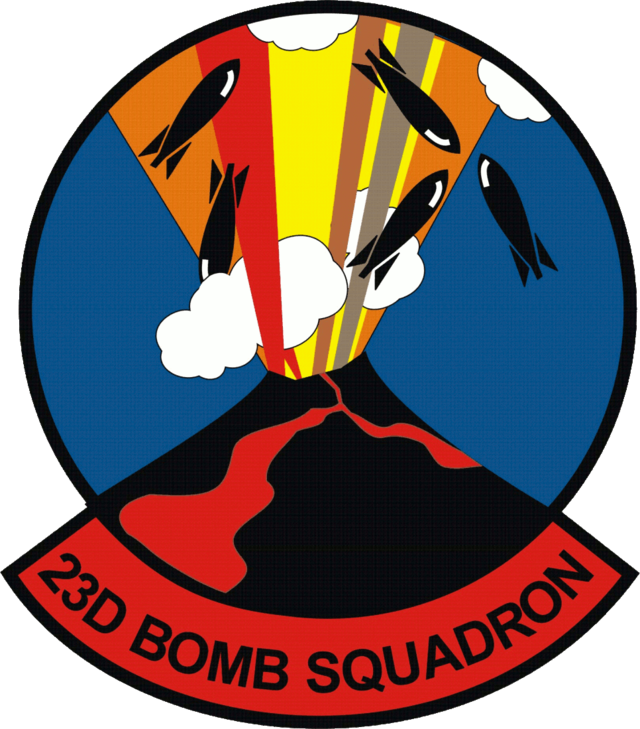 This Is An Organized Incomplete List Of All Of The - 23d Bomb Squadron Clipart (640x729), Png Download
