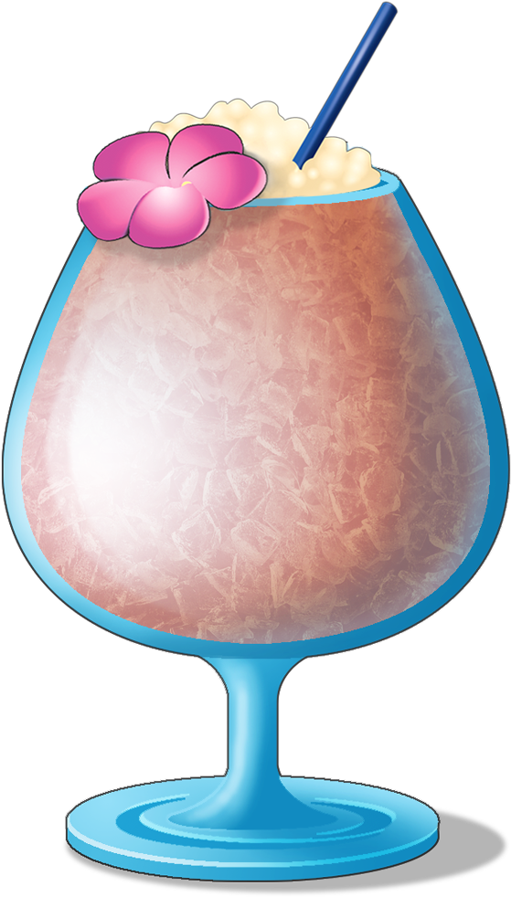 Famous Tiki Bar Tributes - Wine Glass Clipart (787x1106), Png Download