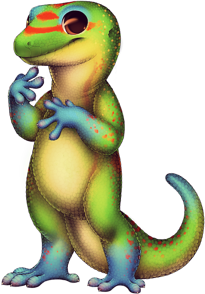Kaijutegu Furvilla - Reptile Clipart (744x1014), Png Download