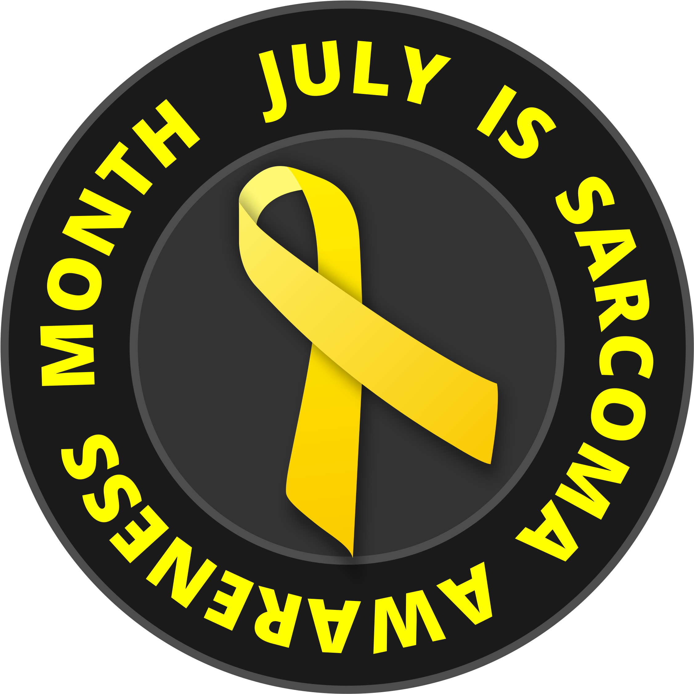 Is Sarcoma Awareness Month Clipart (2400x2400), Png Download