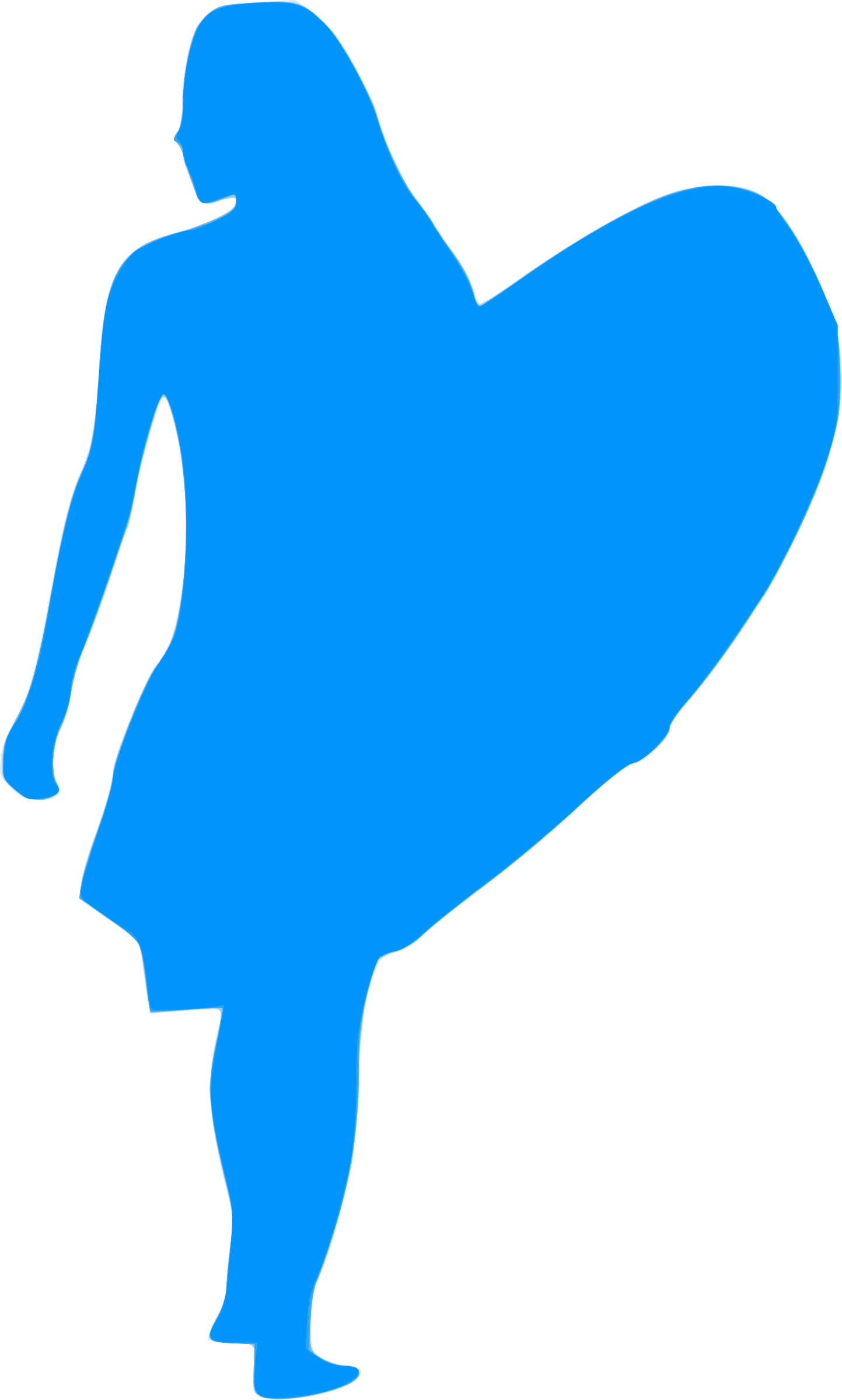 Silhouette Surf 04 Clipart (1443x2400), Png Download