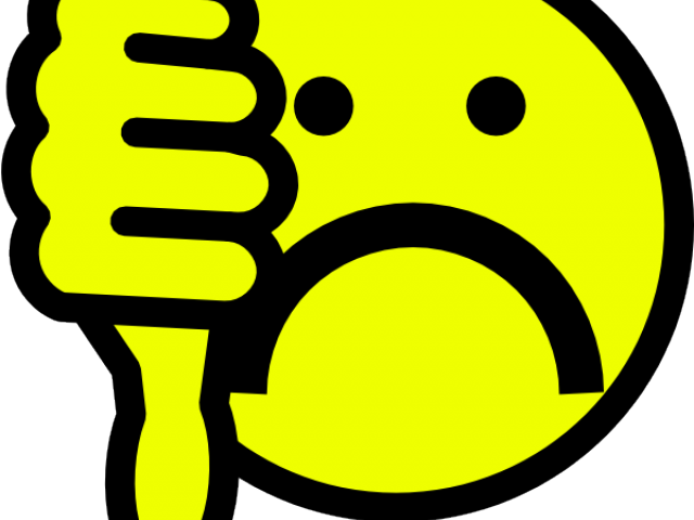 Smileys Cliparts - Thumbs Down Clip Art - Png Download (640x480), Png Download