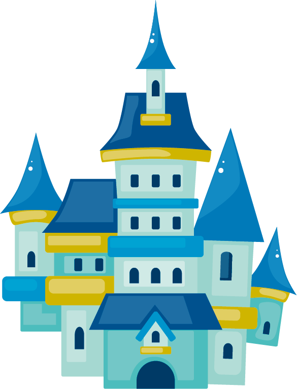 Cartoon Drawing Castle Clip Art - Castle Cartoon - Png Download (585x767), Png Download