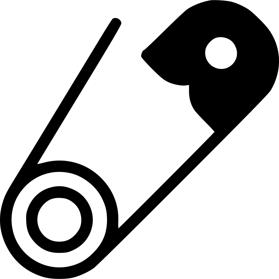 Safety Pin - - Safety Pin Clipart (980x980), Png Download