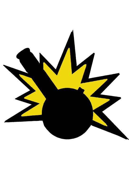 Best Bongs On-line - Explosion Clipart - Png Download (542x741), Png Download