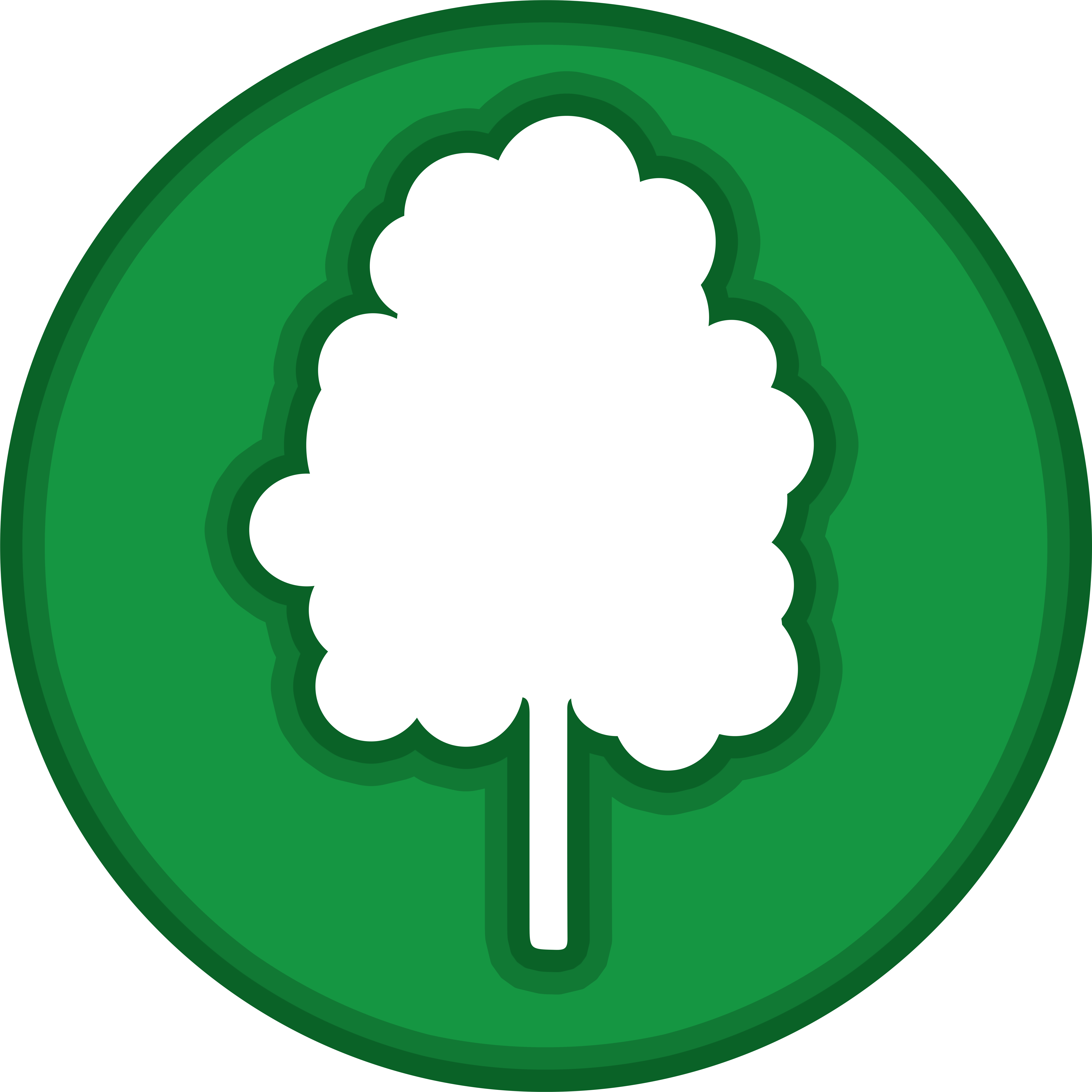 Eco Green Tree Png Clipart Transparent Png (8000x7999), Png Download