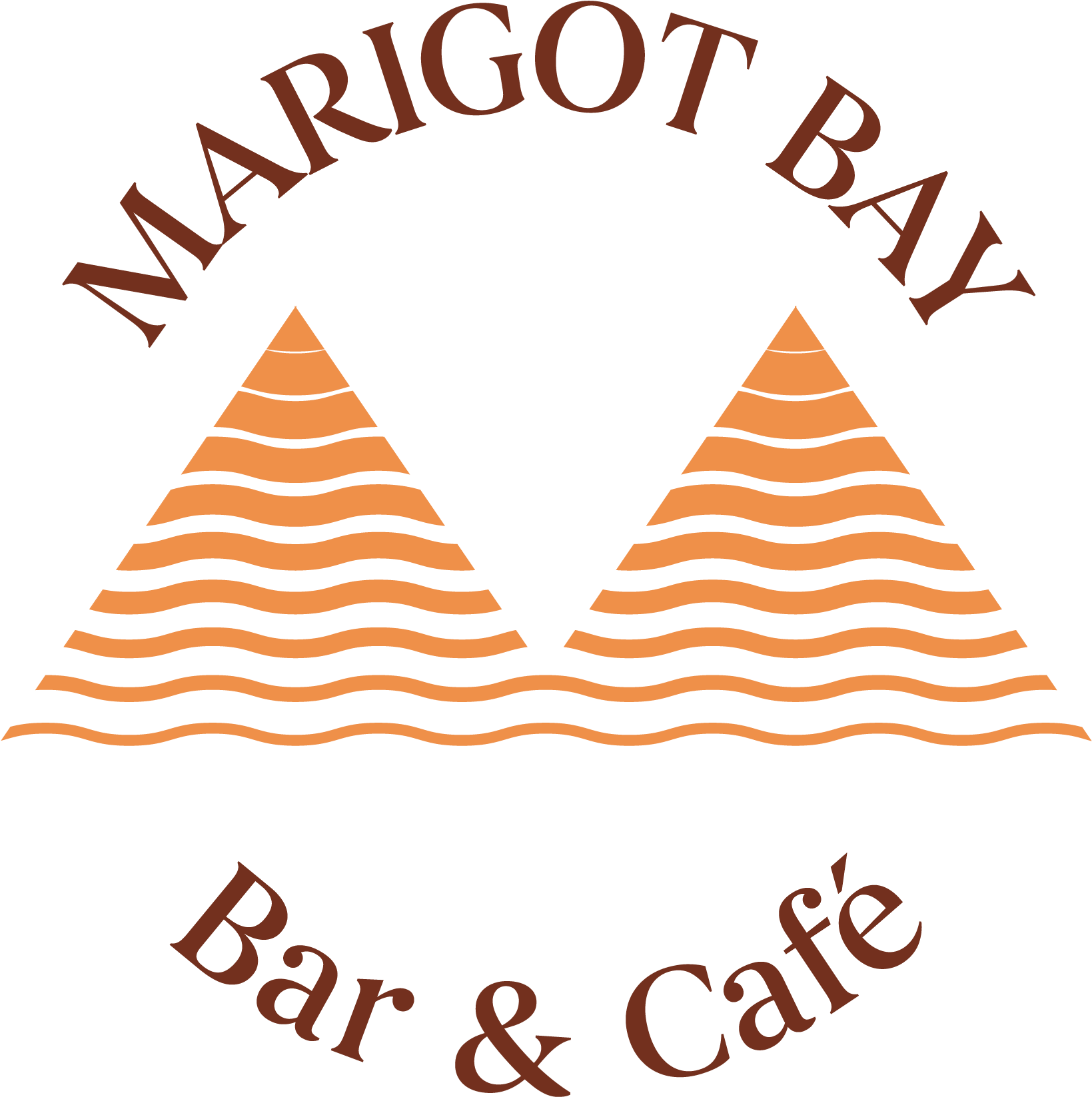 Marigot Bay Bar Cafe Logo - Manhattan Beach Retreat Centre Clipart (2083x2083), Png Download