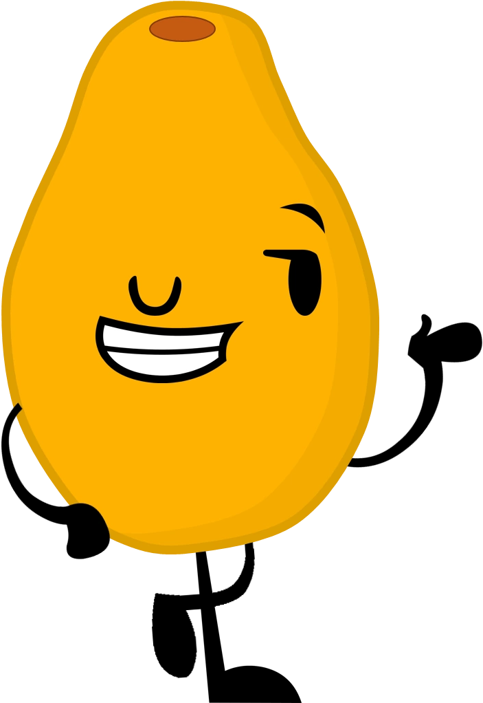 Papaya Clipart File - Clip Art Papaya Png Transparent Png (751x1021), Png Download