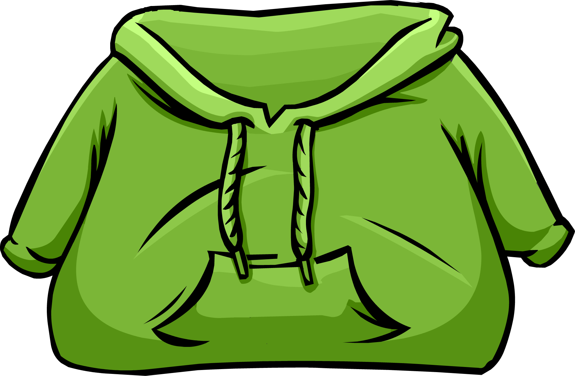 Image - Club Penguin Old Hoodies Clipart (1915x1253), Png Download