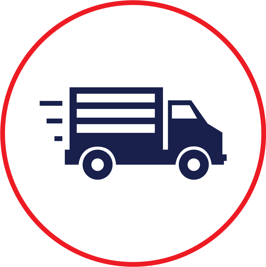 Driving Truck Icon Clipart (891x892), Png Download