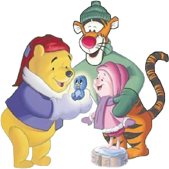 Winniethepooh Xmas 311 - Winnie The Pooh Seasons Of Giving Png Clipart (600x600), Png Download