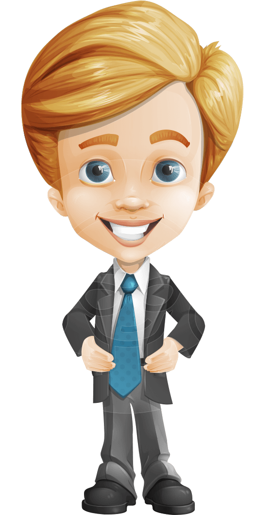 Personnages Garçon De Dessins Animés, Costumes De Personnages, - Boy Character Clipart (581x1060), Png Download