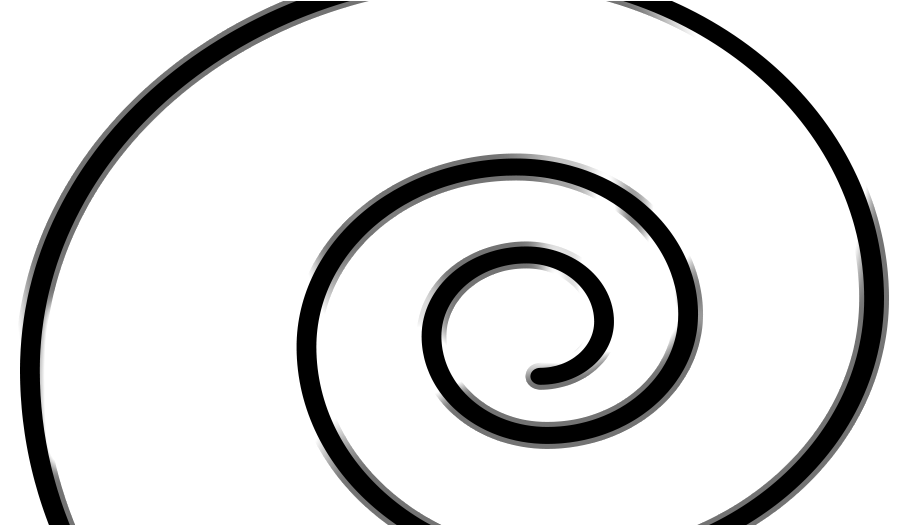 Spin Clip Spiral - Circle - Png Download (1000x524), Png Download