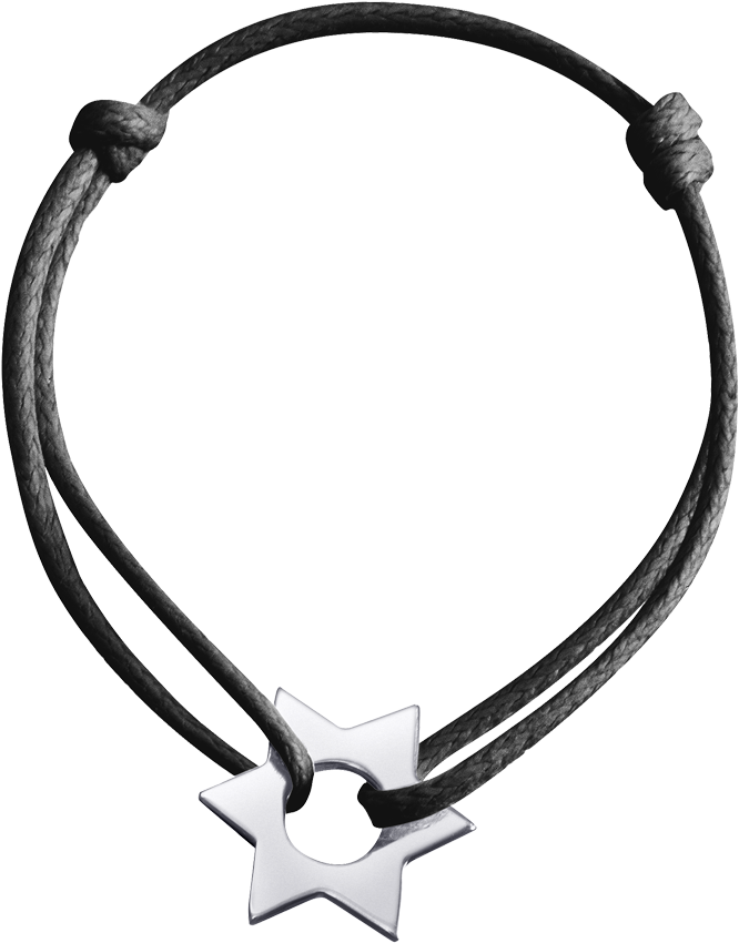 Star Cord Bracelet - Etoile Dinh Van Clipart (850x850), Png Download