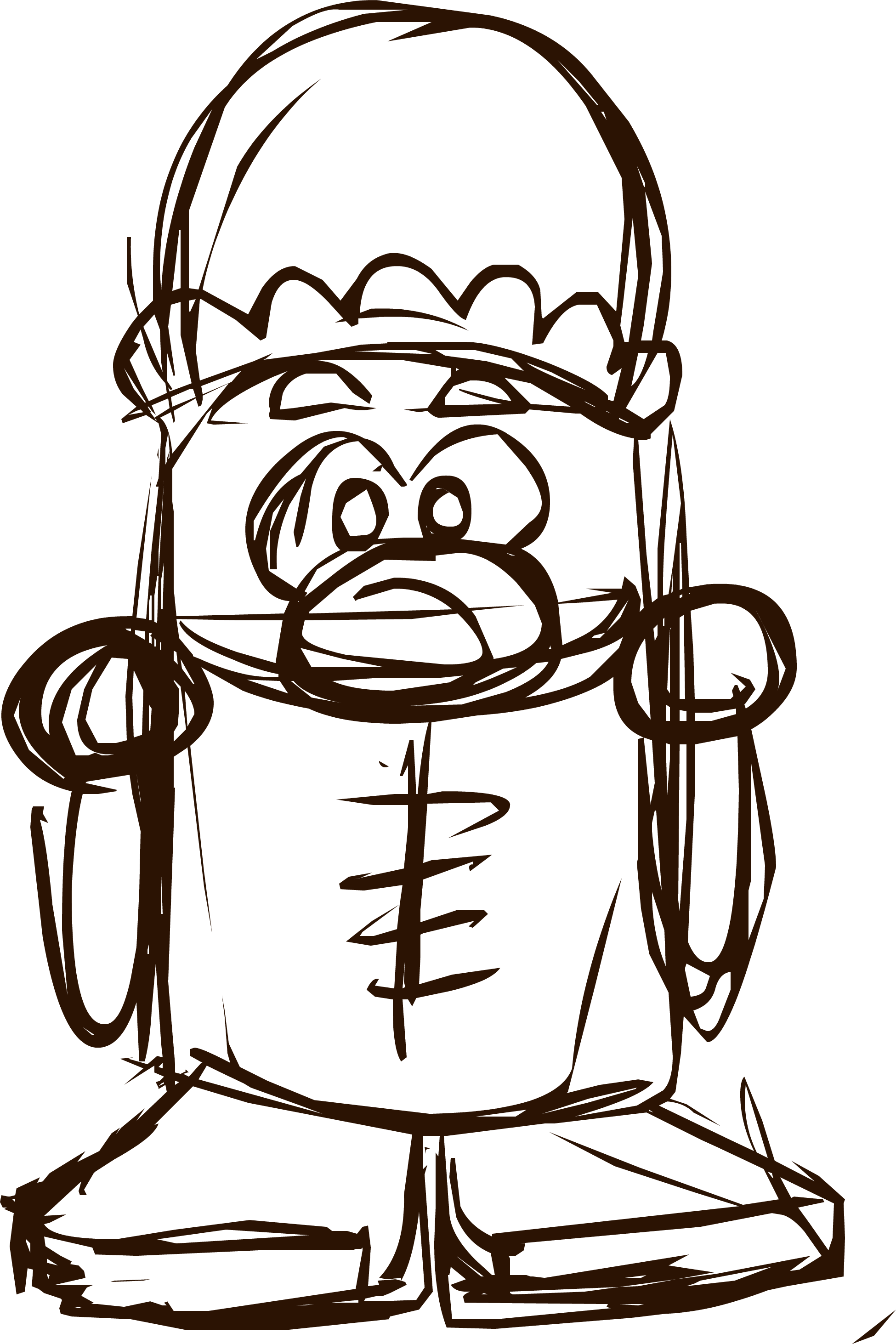 Nutcracker Pin Sketch - Sketch Clipart (1950x2925), Png Download