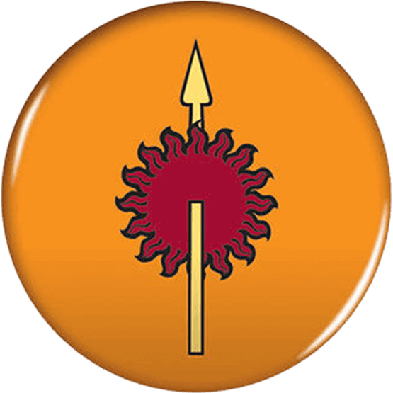 Game Of Thrones House Martell Magnet - Unbowed Unbent Unbroken Clipart (555x555), Png Download