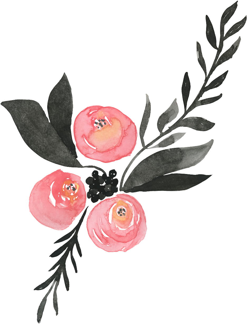 Pink Wreath Transparent Decorative - Stay Writer Font Free Download Clipart (1024x1322), Png Download