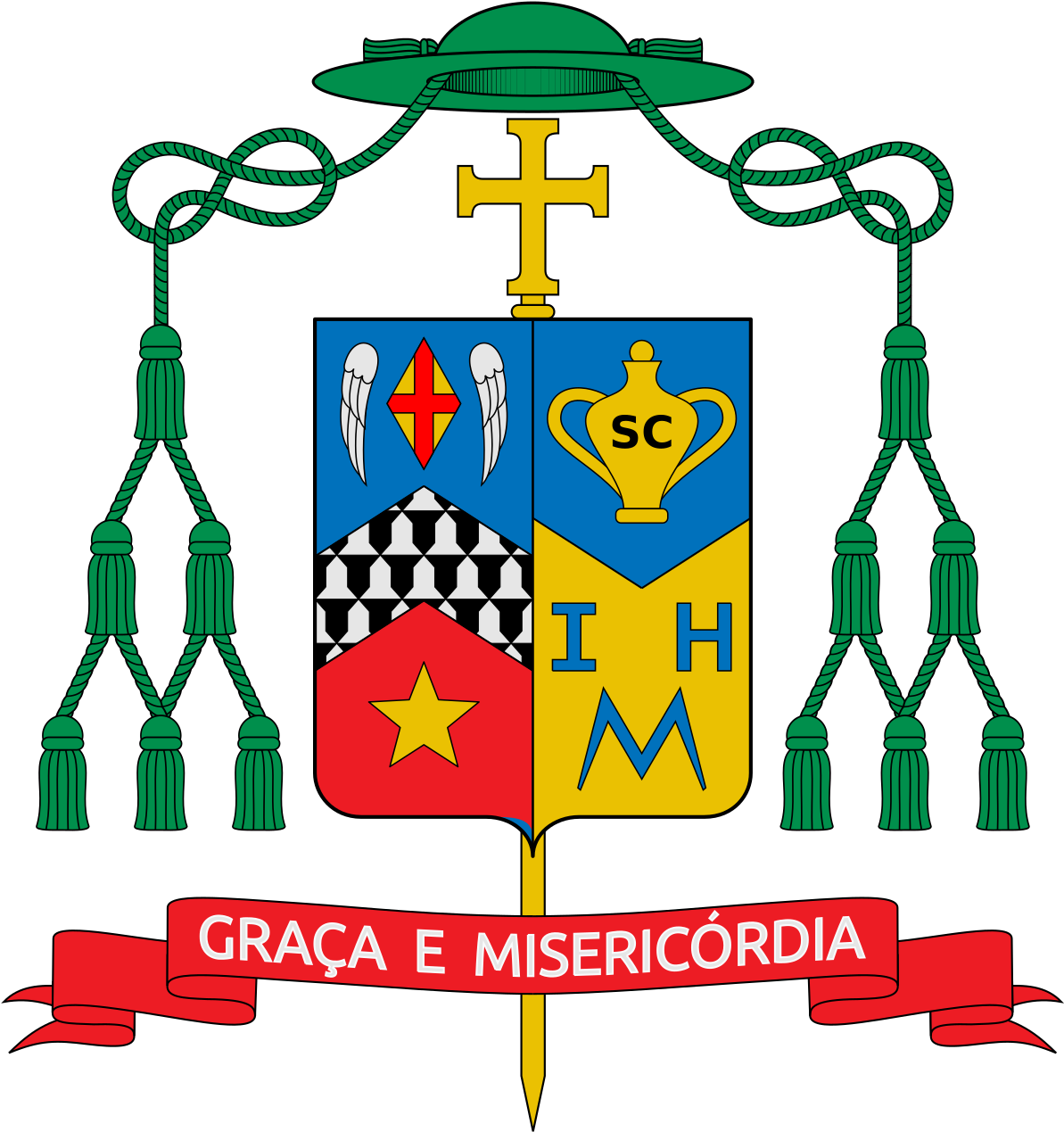 Kagan Coat Of Arms Clipart (1200x1279), Png Download